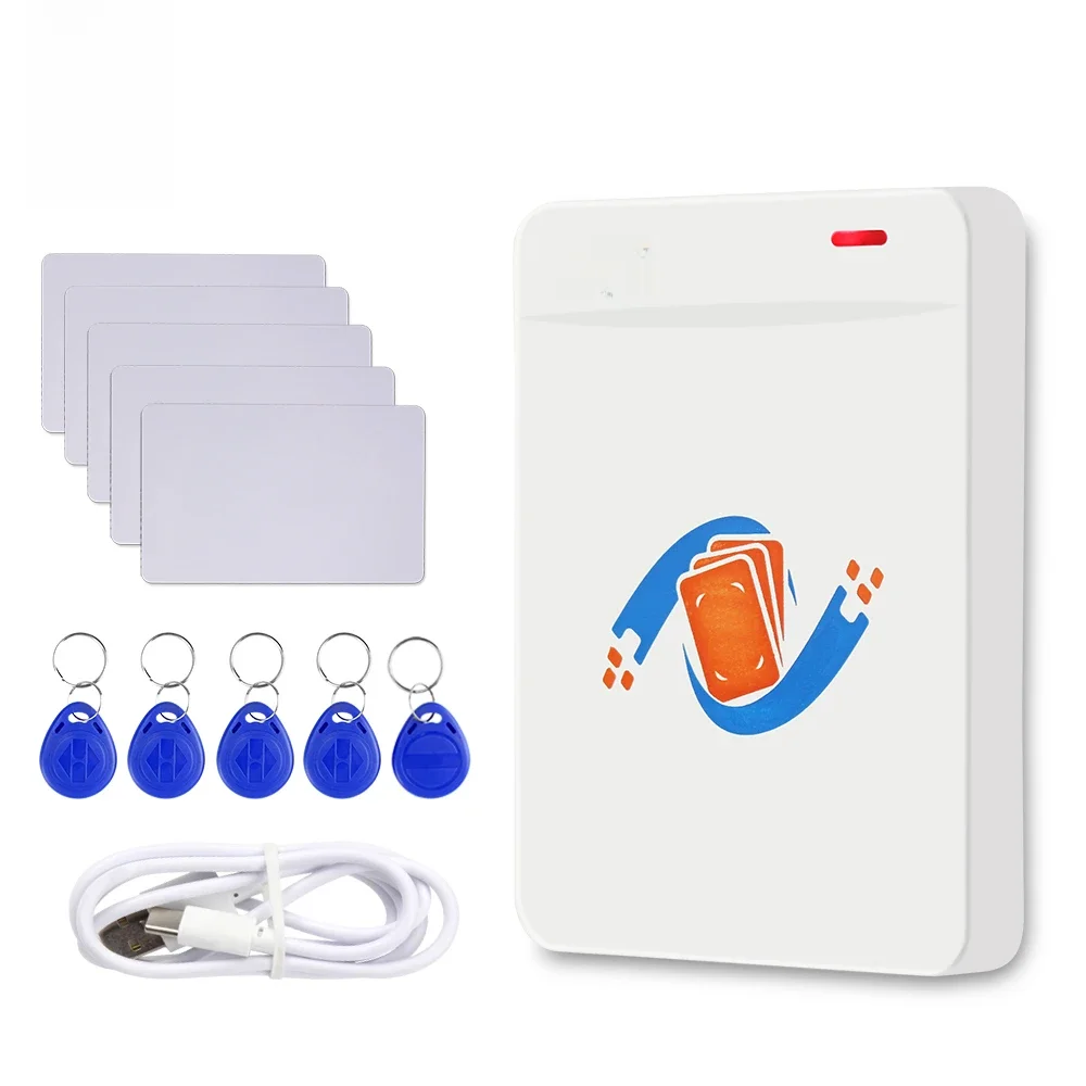 RFID Kopierer Duplizierer Reader Schriftsteller 125KHz 13,56 MHz USB Programmierer Key anhänger UID