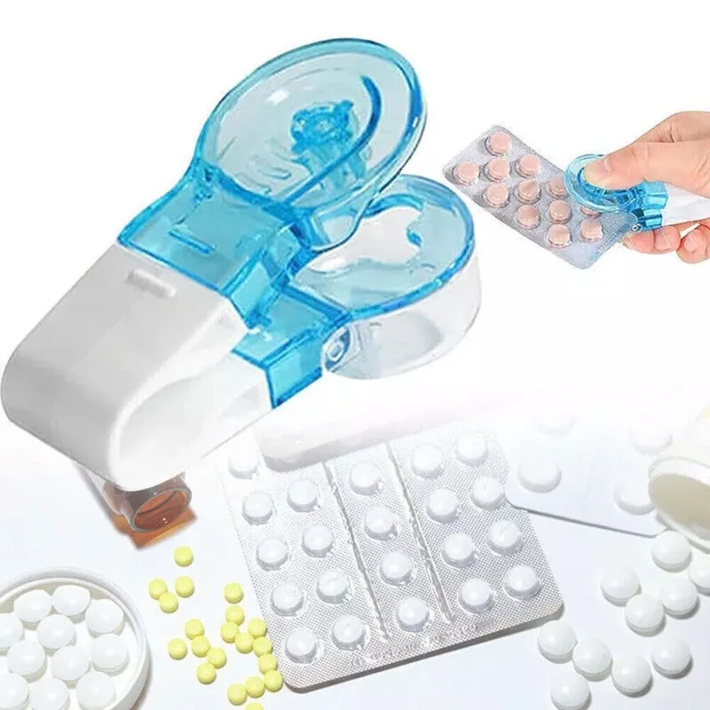 

1 Pcs Portable Pill Taker Household Gadgets, Pill Popper for Blister Packs, Travel Pill Extractor Opener Popper Assistance Tool