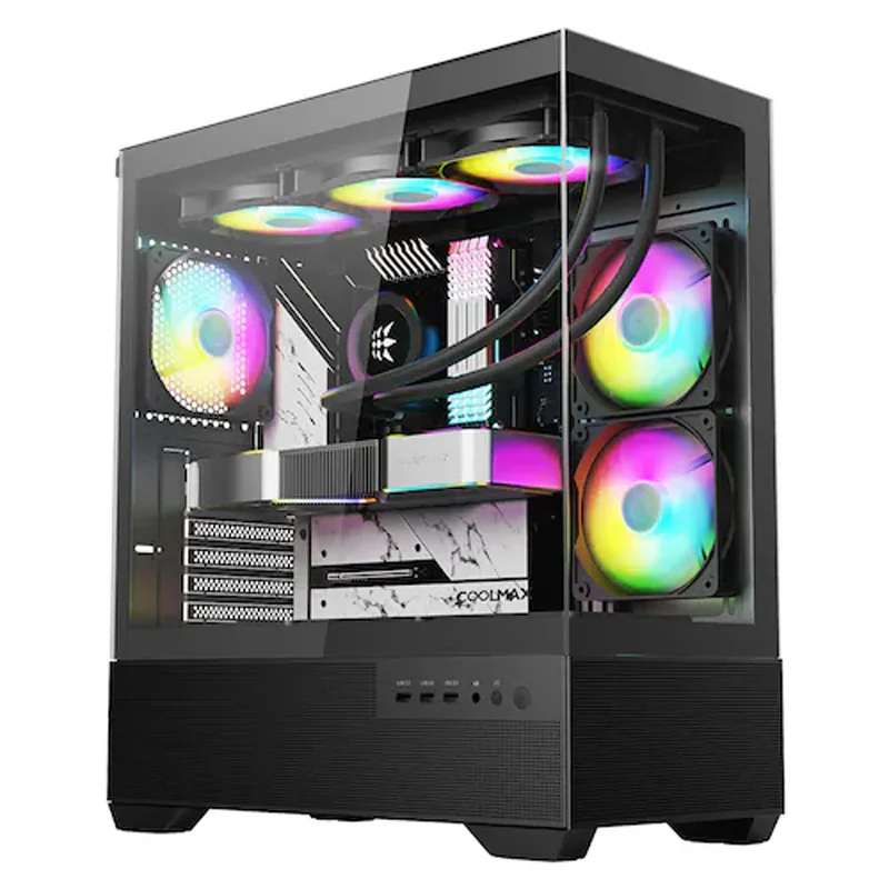 Ryzen 5 9600X RTX4060Ti + DDR5 32GB + NVMe 1TB Computer body AMD Gaming assembly PC Desktop Hostcom