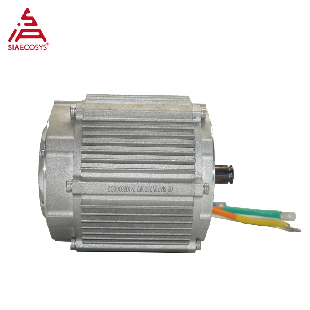 US Warehouse SiA138 60H 2500W Mid Drive Motor Peak 6000W 60N.m Torque with 428 14T Sprocket for Electric Scooter DIY Upgrade