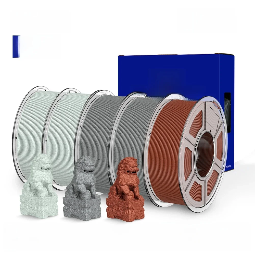 JYAO 5 rolek szybki marmurowy włókno PLA 600 mm/s szybki PLA drukarka 3D Filament naturalna marmurowa tekstura do druku 3D — zdjęcie produktu 7