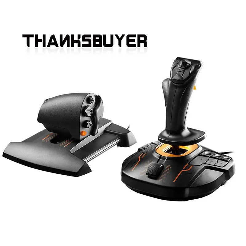 

Original T16000M T.16000M FCS HOTAS PC Flight Stick + TWCS Throttle + TFRP Rudder Pedals for Flight