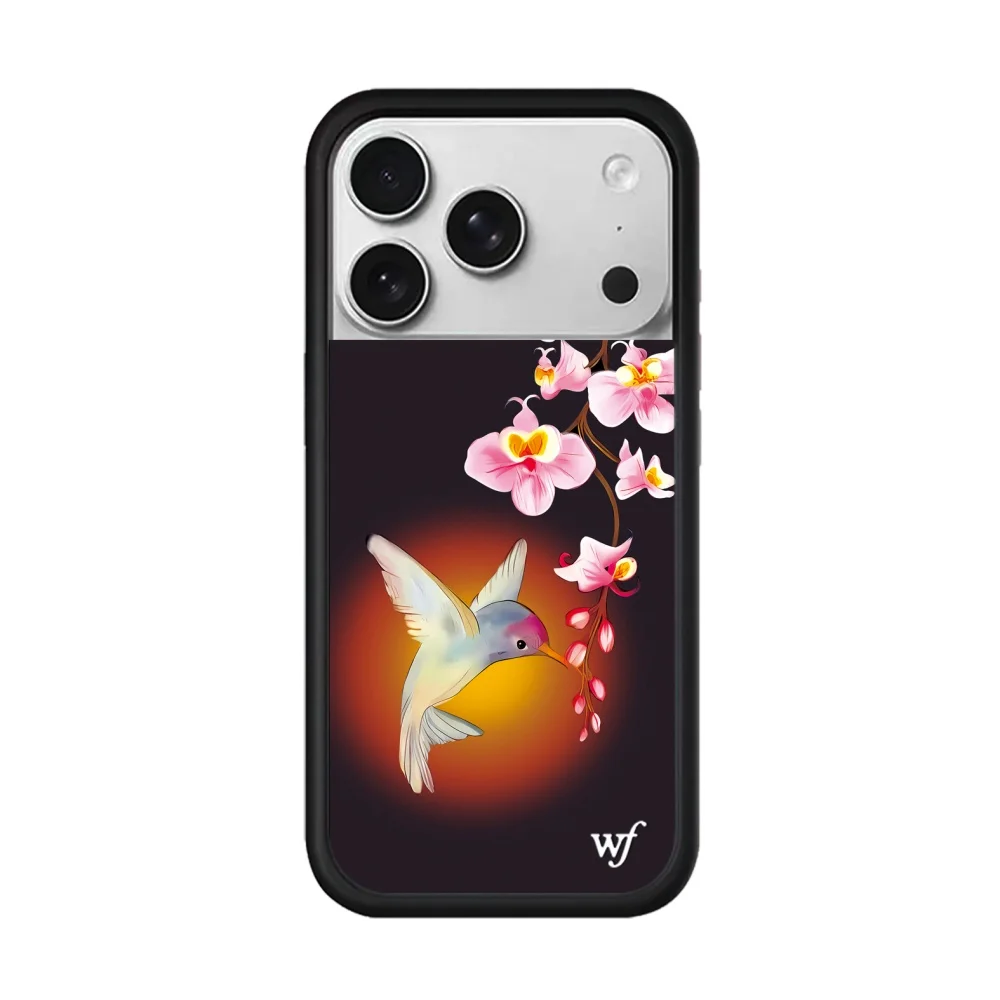 جديد Wildflower الورود ثلاثية الأبعاد WF الطنان جراب هاتف آيفون 17 12 13 14 15 16 برو ماكس زائد ليكسايد لامب INS القمر الكرتون غطاء