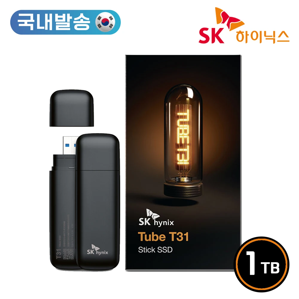 SK Hynix Tube T31 Stick External Hard SSD 1TB DRam USB Stick Type