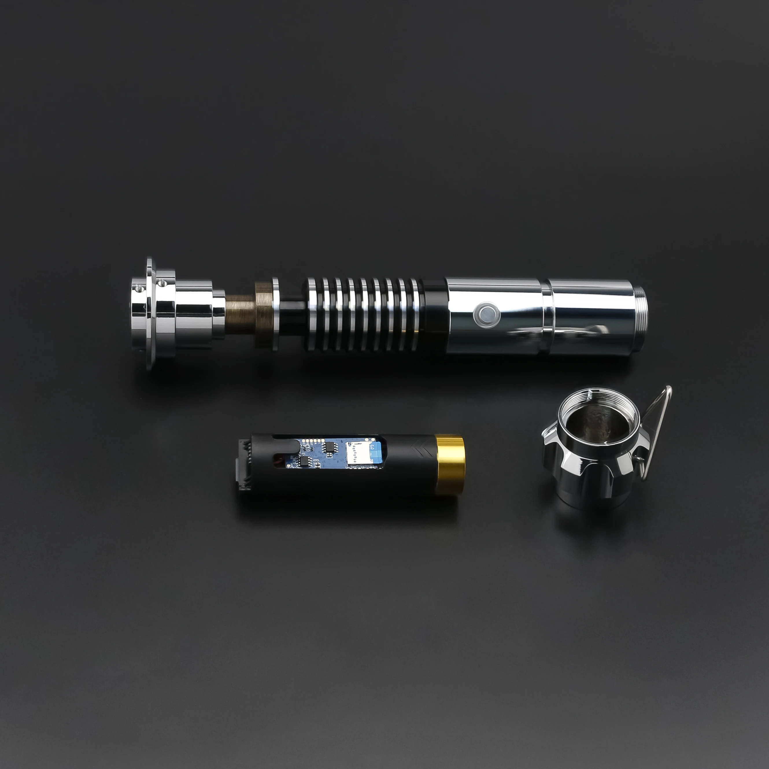 Star Wars LUKE Skywalker RGB Laser Proffie Combat Lightsaber, Swing Blaster suave, Brinquedos de metal, Luminoso Cosplay Presente para Crianças, TXQSABER