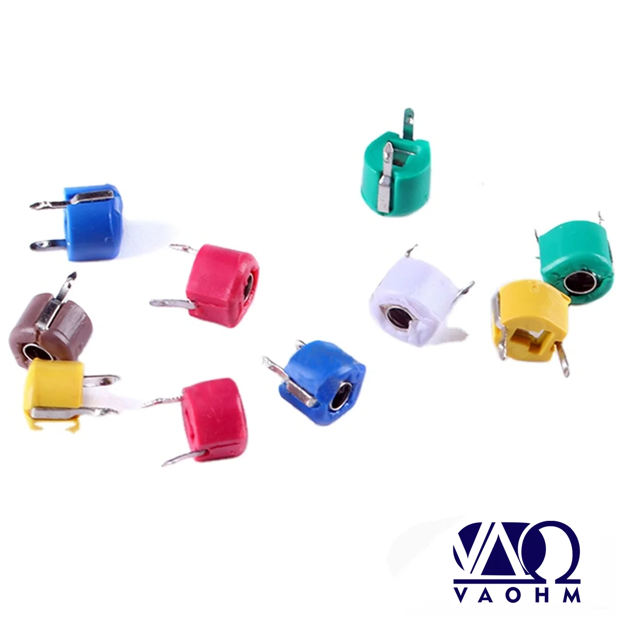 10PCS Trimmer Variable Capacitor 3PF 5PF 10PF 20PF 30PF 40PF 50PF 60PF 70PF 120PF 6MM Adjustable JML06-1