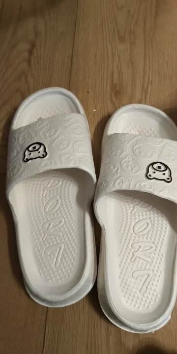 Children's Slippers Parent-child Shoes Fashion Cute Bear Print Summer Soft Sole Non Slip Comfort Leisure Bedroom Home Shoes photo review