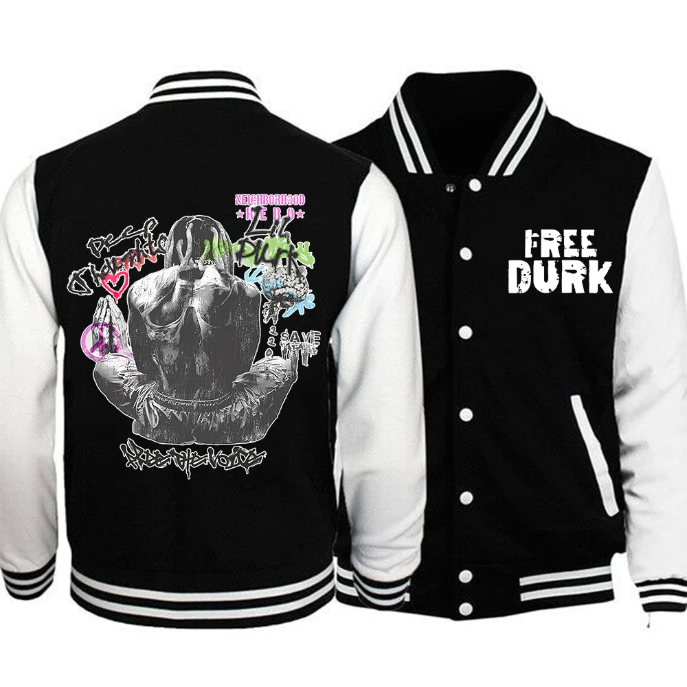 

Lil Durk Deep Thoughts 2025 Graphic Jackets Men Women Button Baseball Uniform Harajuku Sportswear Coats