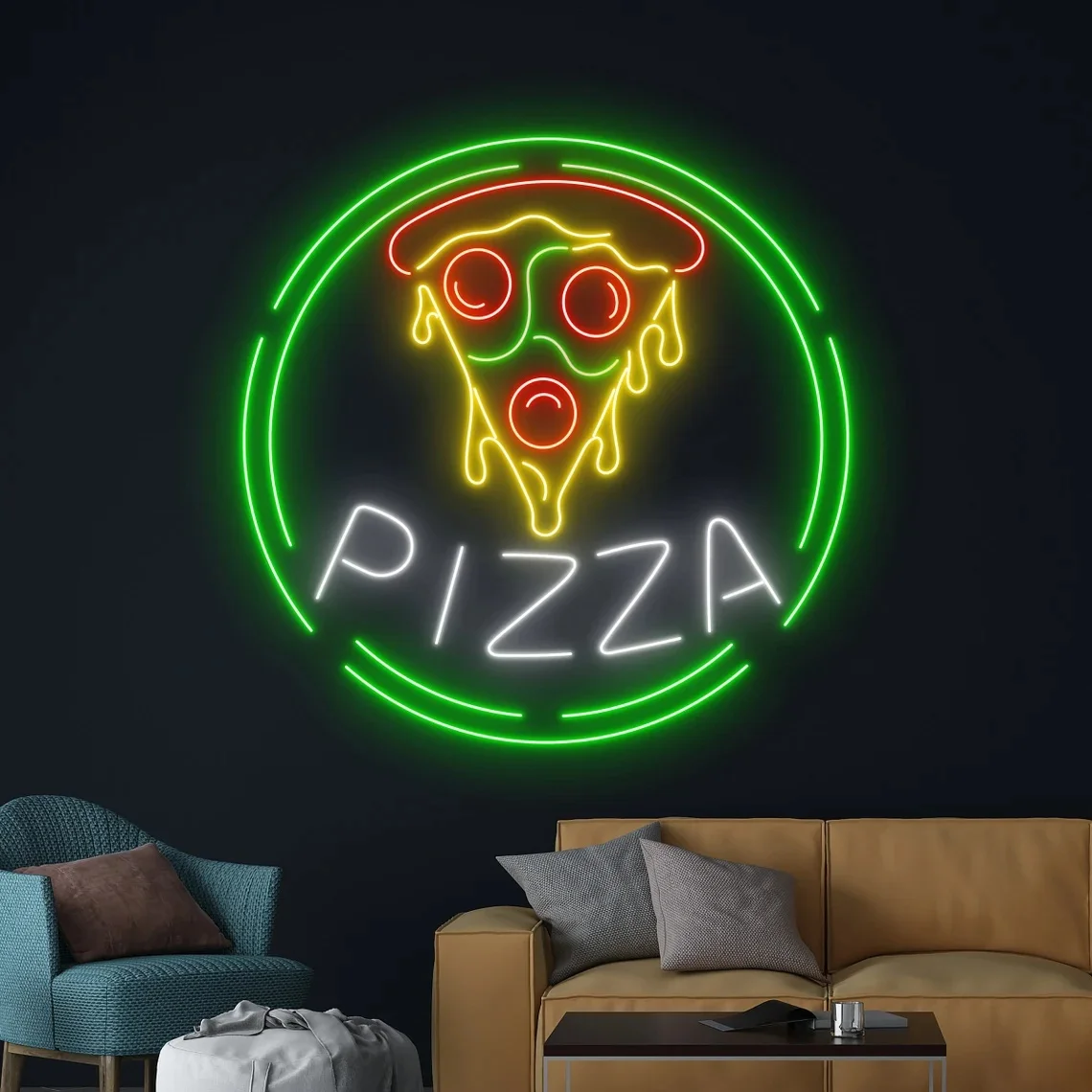 Pizza Neon Sign Pizza Store Italy Pizza Italian Food Room Wall Decor Restaurant Neon