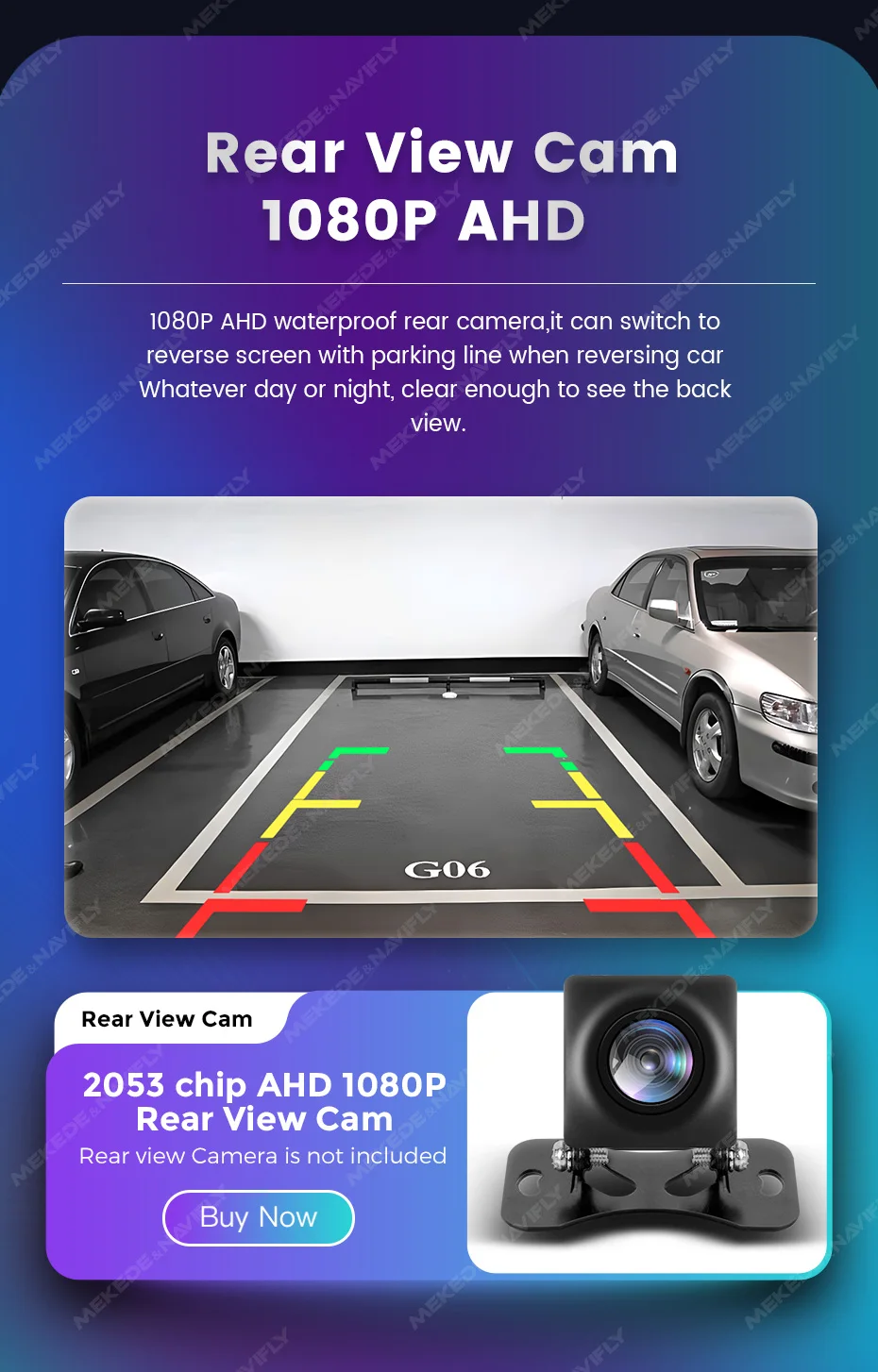 MEKEDE Autoradio mit CarPlay und Android Auto für Ford Focus, Fiesta, C-Max, Fusion, Kuga, Mondeo, Galaxy 2, Baujahr 2004–2007, DSP-Multimedia-Player. – Detail 29