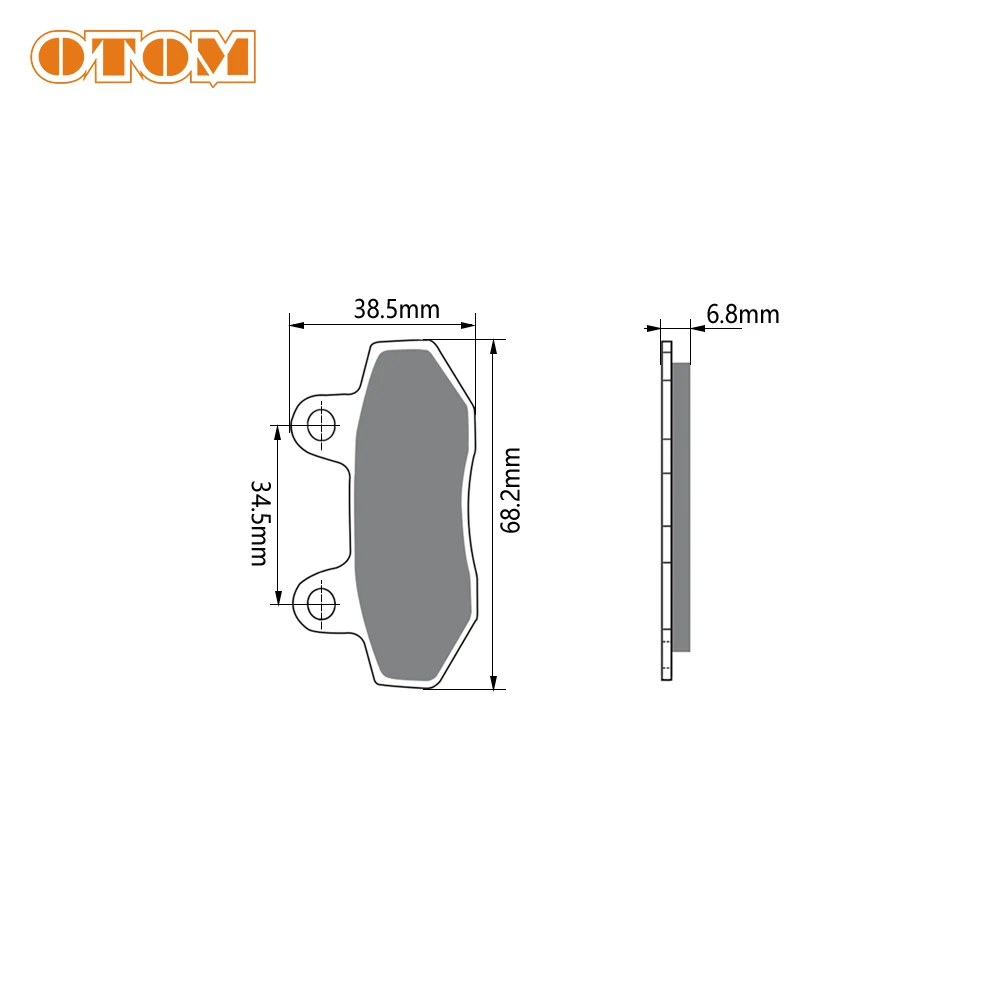 OTOM Upgrade Ultra Bee Brake Pads Front Rear Universal Braking Caliper Parts For Surron Ultra-bee Electric Dirt Bike Hydraulic