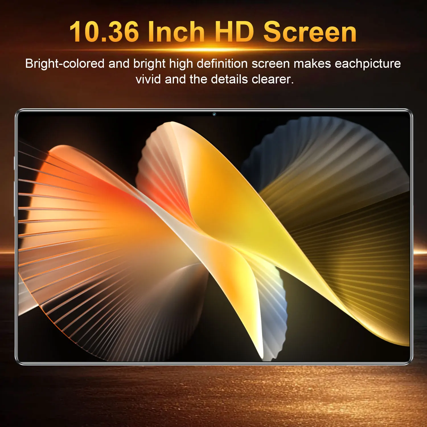 Image 7: Tablette originale 5G avec 16 Go de RAM, 1 To de ROM, écran 10,36 pouces, batterie 20000 mAh, Android 13, Bluetooth, processeur 14 cœurs, WIFI, GPS, HD, avec clavier