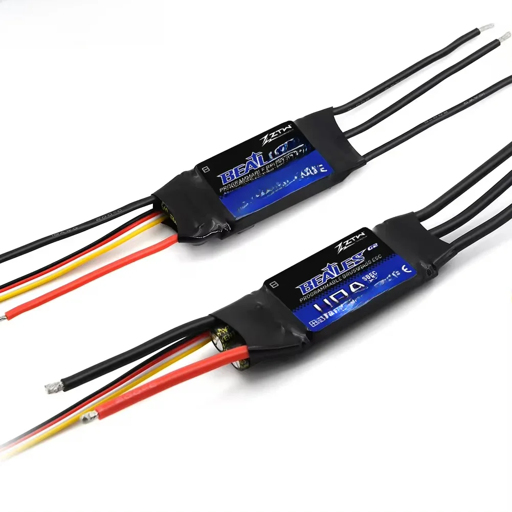 ZTW Beatles G2 32 bit ESC 20A 30A 40A 50A 60A 80A 100A 2-4S / 2-6S SBEC Borstelloze Snelheidsregelaar voor RC Vliegtuig Drone - afbeelding 2