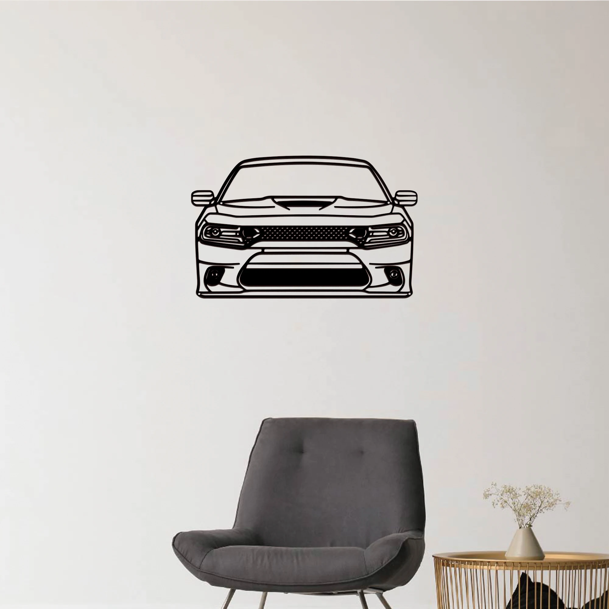 1PC Metal Car Wall Art, Car Guy Gift, Car Wall Art, Metal Wall Art, Car Accessories, Metal Wall Decor, Car Accessories For Men