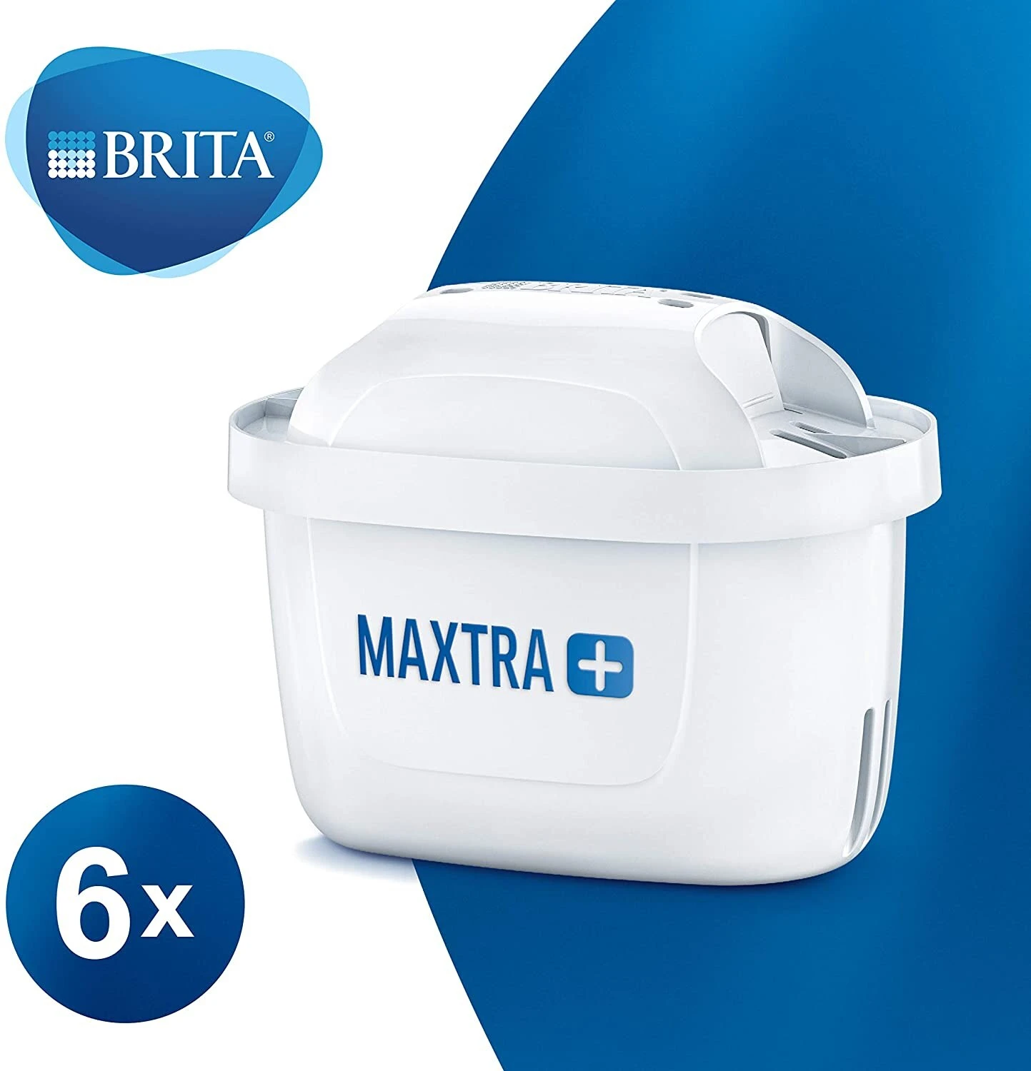 BRITA MAXTRA+ PLUS 6 Packs Brita Maxtra Replacement Water Filter Compatible with all BRITA Jugs - Brita Maxtra Water Filter