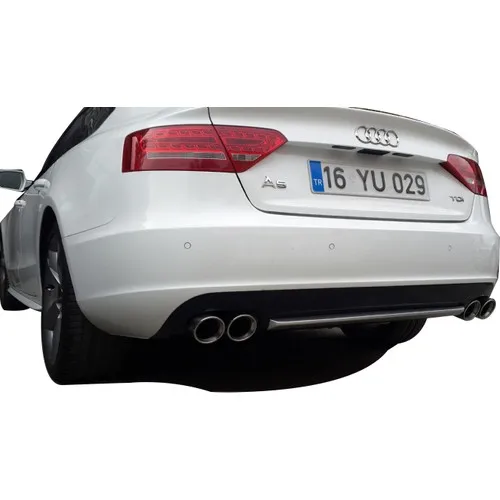 For Audi A5 8p3 2012 - 2016 Sportback Rear Bumper Attachment - Diffuser (Plastic) - Car Modify Rocker Antenna Tires Side Skirt