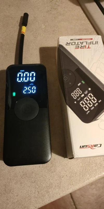 VanVolt AirGo™ Cordless Digital Tyre Inflator - Portable 150 PSI Air Pump photo review