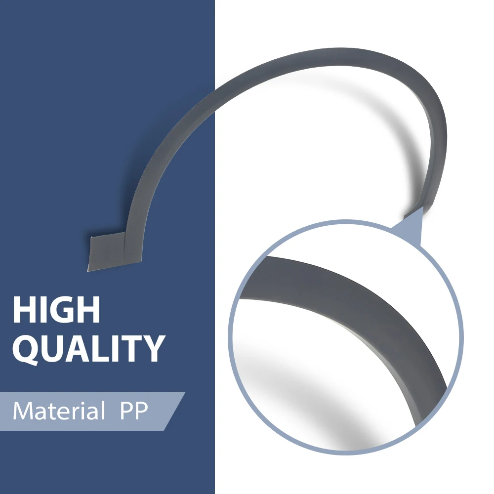 ขอบบังโคลนล้อหน้าขวา สำหรับรถยนต์ออดี้ Q5 รุ่นปี 2018-2020 รุ่น Base รหัสอะไหล่ Au8853718Base 80A853718Egru วัสดุ PP ลายเท็กซ์เจอร์