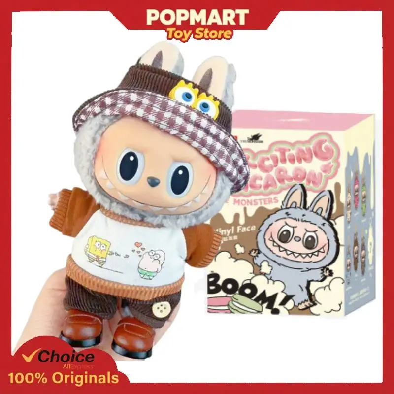 

Коллекционная фигурка POPMART LABUBU V1: Костюм Патрика Стара (Макарон), полный комплект, 6 коробок, оригинальная одежда в комплекте, слепая коробка