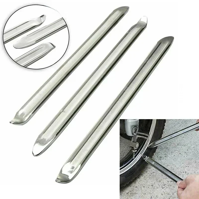 AliExpress NEW 3pcs Motorcycle Cycling Steel Spoon Tire Iron Rim Opener Lever Changer Repair Tools For Bicycle Car Repairing Accessories