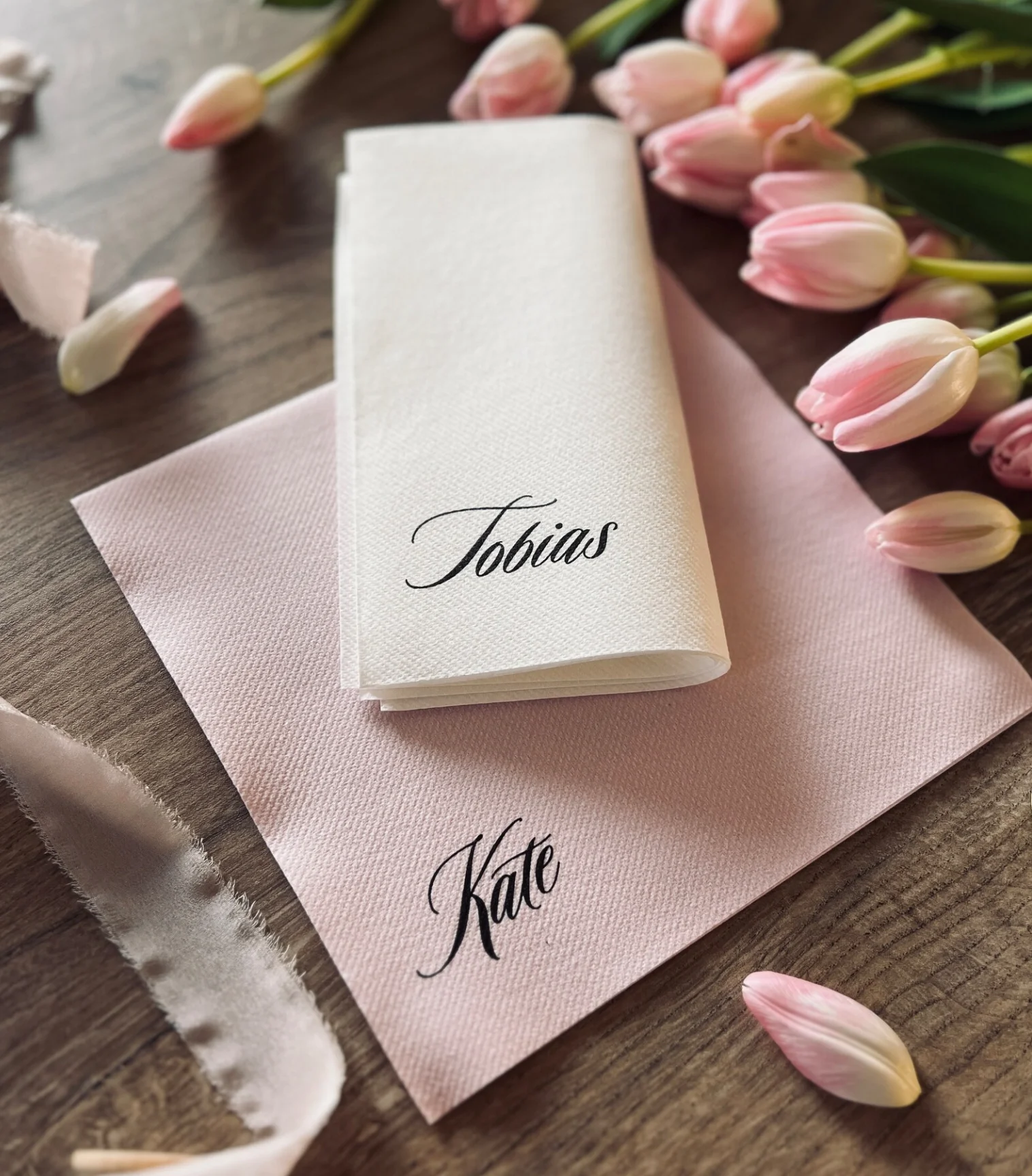 50pcs Personalized napkins with guest name, Soft linen like napkins disposable, DINNER,napkins, Wedding napkins,