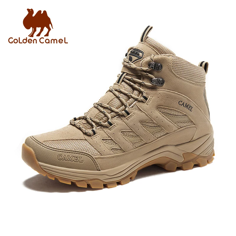 GOLDEN CAMEL Outdoor Hiking Shoes Women Men High-top Boots Mountaineering Tactical Trekking Shoes for Men 2023 Summer Non-slip