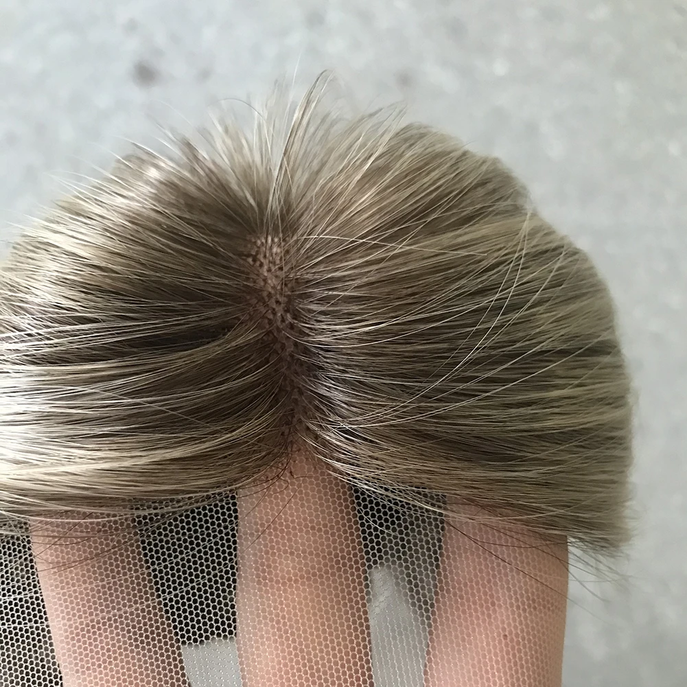 بيرناردو الرماد شقراء أومبير الباروكات الاصطناعية الدانتيل شعر مستعار أمامي شعر ناعم طويل الجسم موجة الدانتيل شعر مستعار أمامي s مع الجذور الداكنة شعر مستعار اصطناعي