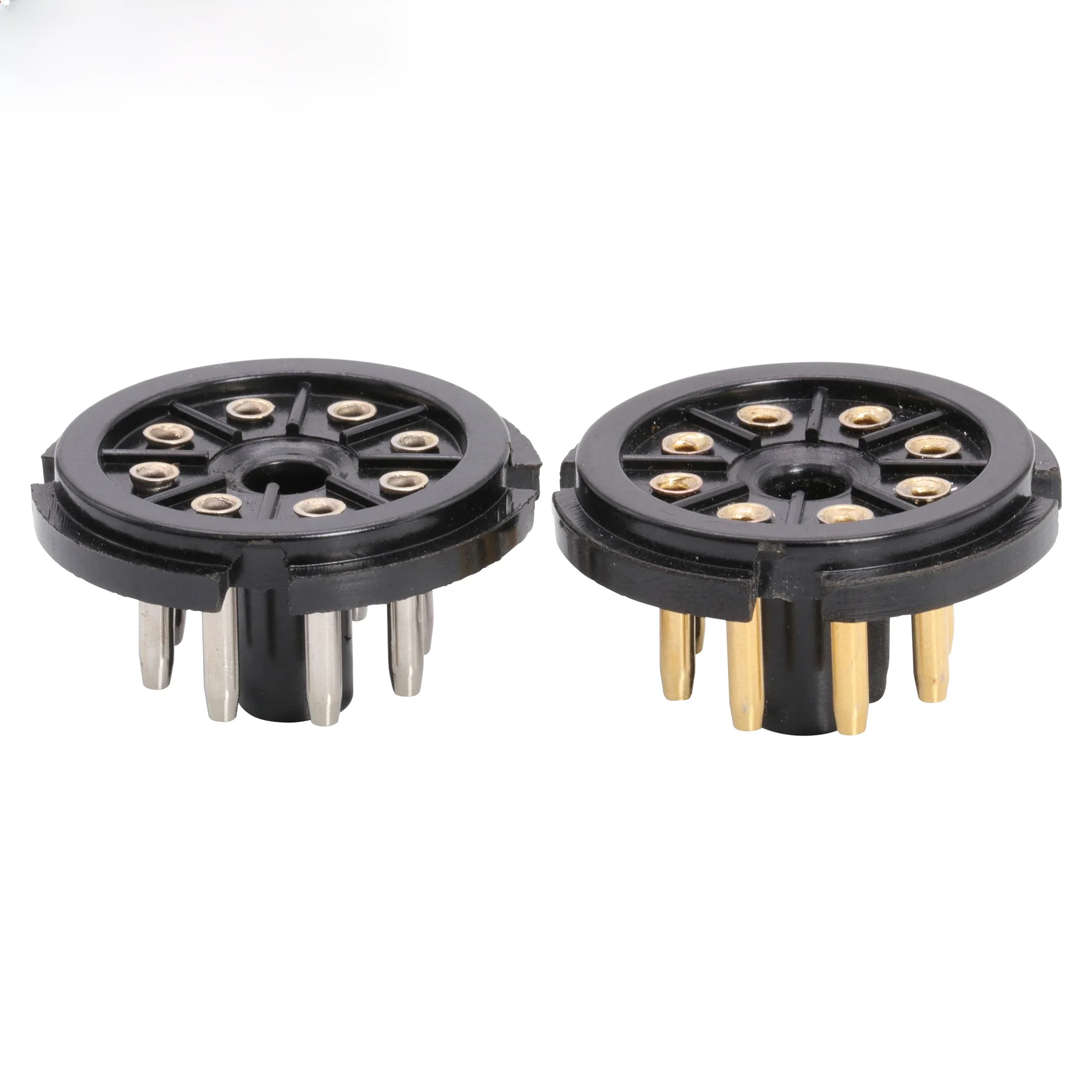 OCTAL podstawa rury 8pin gniazda lamp próżniowych bazy dla Hifi Audio w stylu Vintage wzmacniacz rurowy złoty cyna galwanicznie — zdjęcie 2
