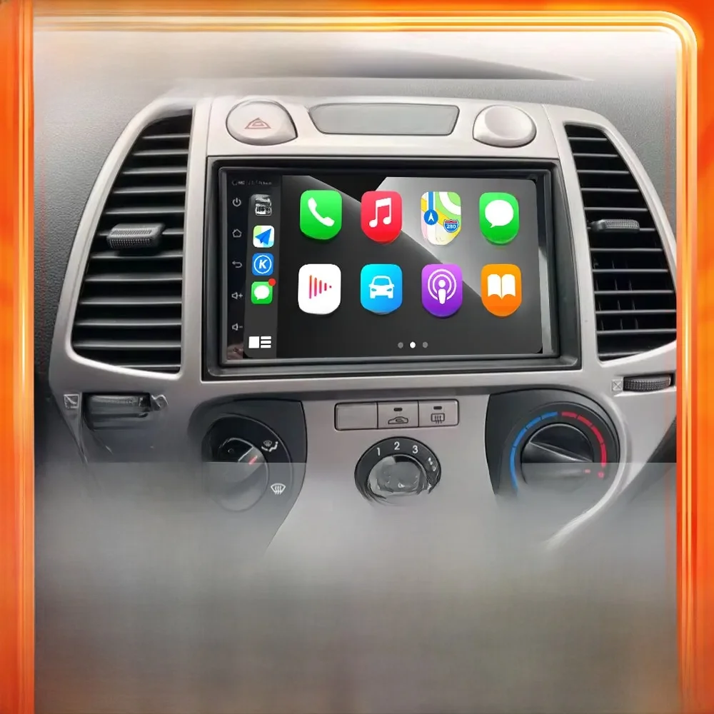 Android 16 Auto Wireless Carplay voor Hyundai i20 2008-2012 autoradio stereo multimediaspeler navigatie touchscreen tools - afbeelding 2