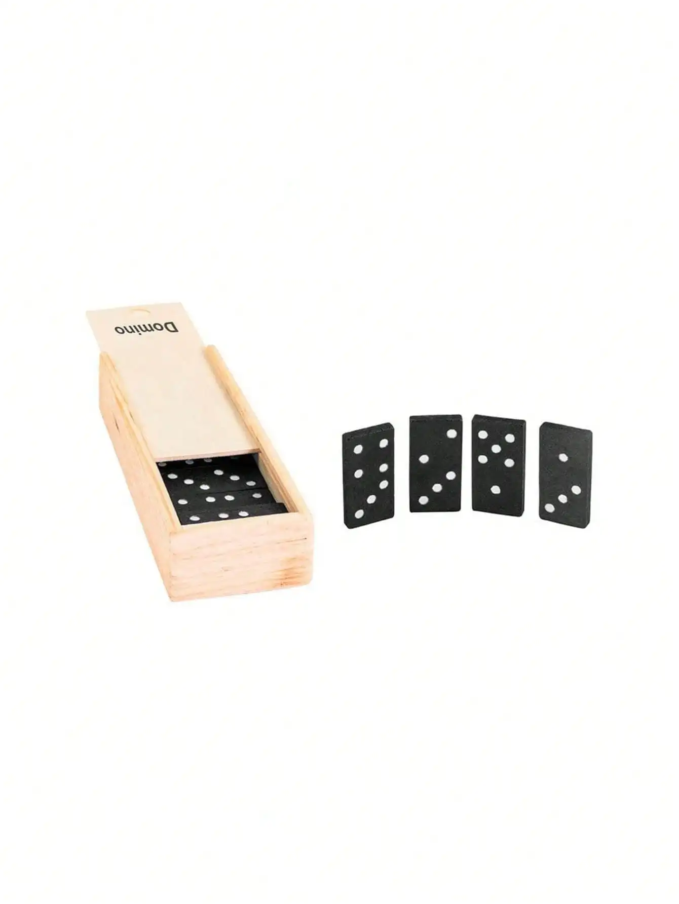 Domino Juego De Mesa Echo De Madera Portatil Juego De Fichas