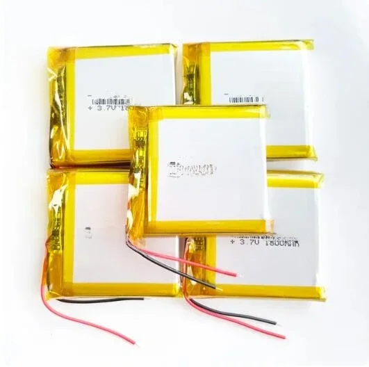 5 szt. Akumulator litowo-polimerowy LiPo 3,7 V 1800 m 804040   Dla Mp3 GPS PSP DVD Telefon komórkowy Gra wideo PAD E-booki — zdjęcie 2