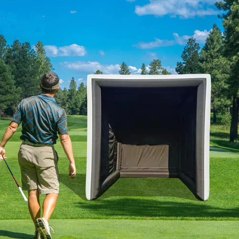 

Портативный надувной симулятор для гольфа, тренировочная палатка, надувная палатка для гольфа, надувной дальности, мобильный симулятор для гольфа