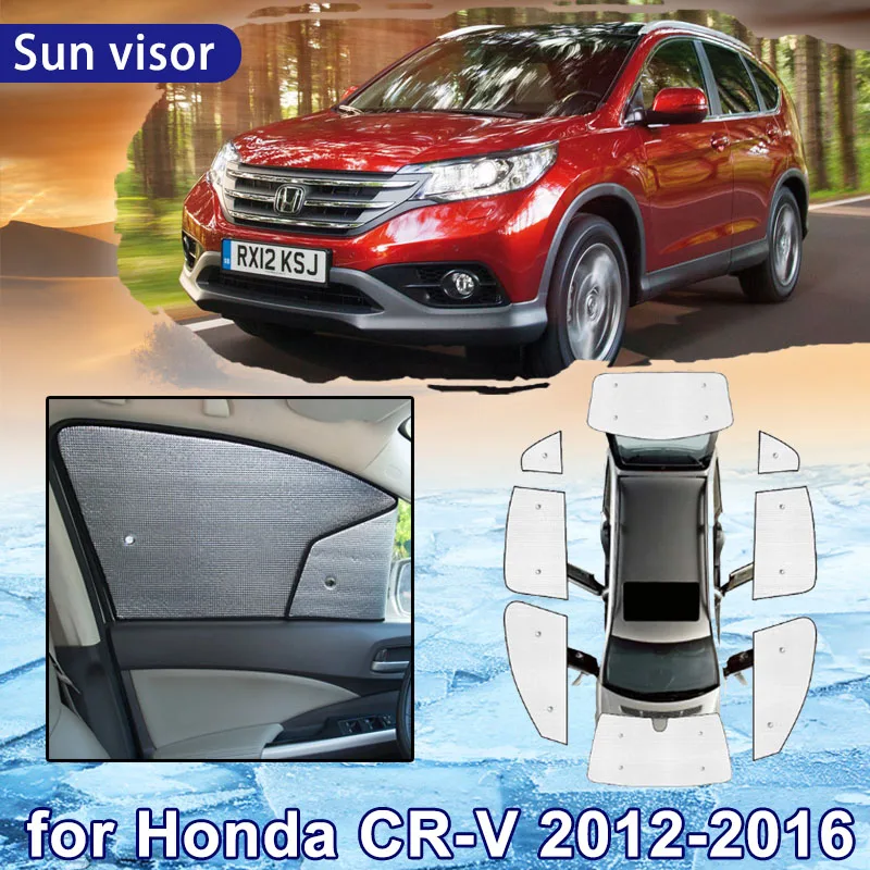 

Автомобильный солнцезащитный козырек для Honda CR-V CRV CR V 4 2012 2013 2014 2015 2016 авто полное покрытие солнцезащитный козырек лобовое стекло боковое окно козырек крышка