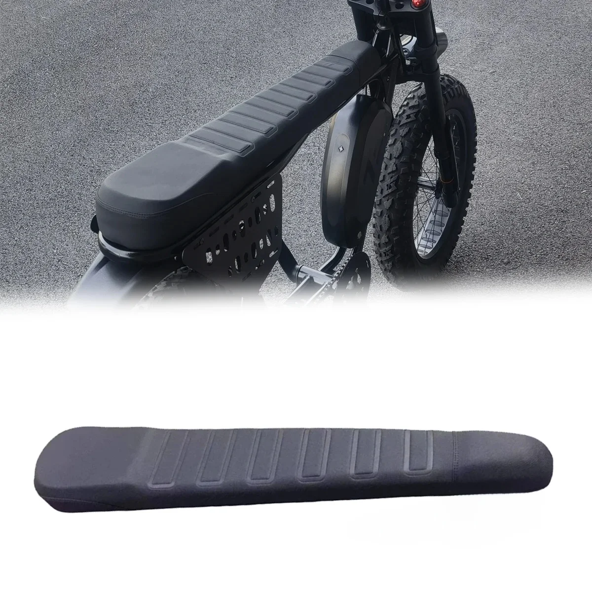 Elektrische fiets zitkussen motorfiets off-road motorfiets zadel verlengd 910mm Fit Voor Super73 S1 S2 RX super 73 vet fiets - afbeelding 2