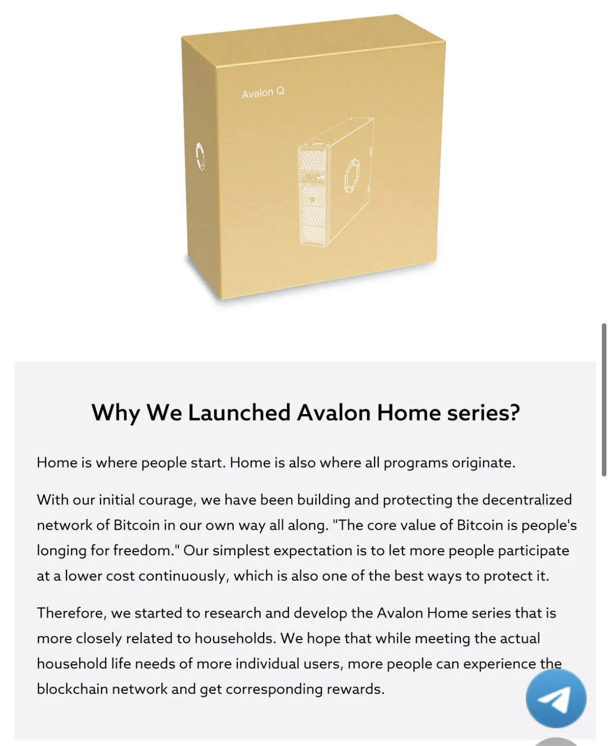 

TT BUY NOW BUY 6 Get 3 Avalon Q Canaan Home Miner ~90+ Th/s ~1600Watts. In Stock