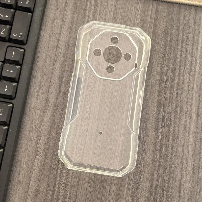 Dla Ulefone Armor X32 Pro Miękkie etui na telefon TPU dla ULEFONE ArmorX32 X32Pro Przezroczysta czarna osłona Silikonowa powłoka ochronna Coque Shell — zdjęcie produktu 7