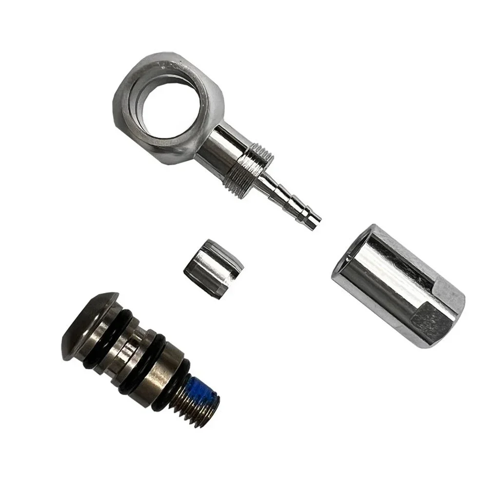 AliExpress NONE Bicycle Disc Brake Hose Adapter Banjo Fitting And D8M5 Bolt For XOD For GOODTASTE Brake Hose Adapter Cycling Accessories