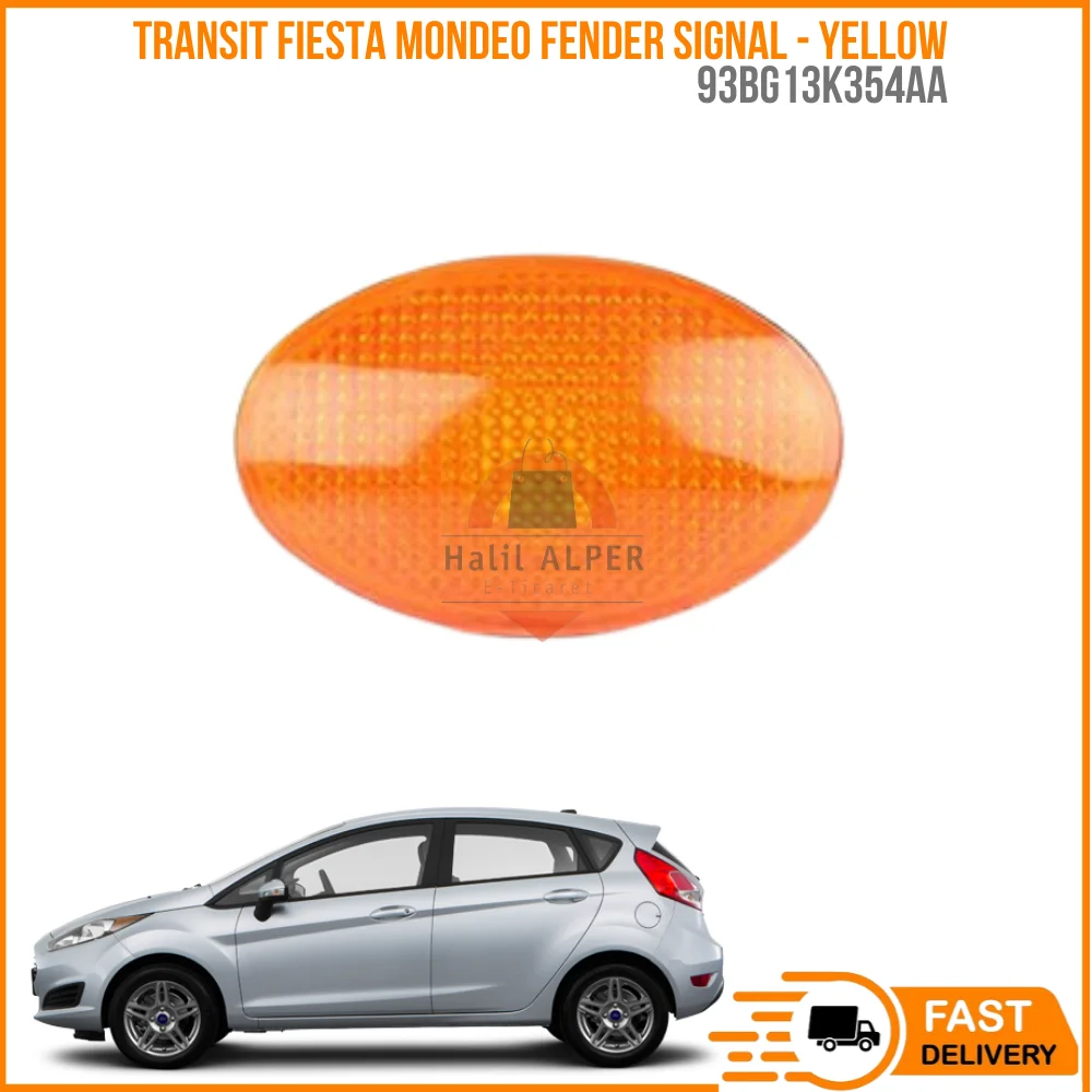 

For Transit(94-06) - KA(96-08) - Fiesta - Mondeo Fender Signal - Yellow Oem 93BG13K354AA super quality high quality