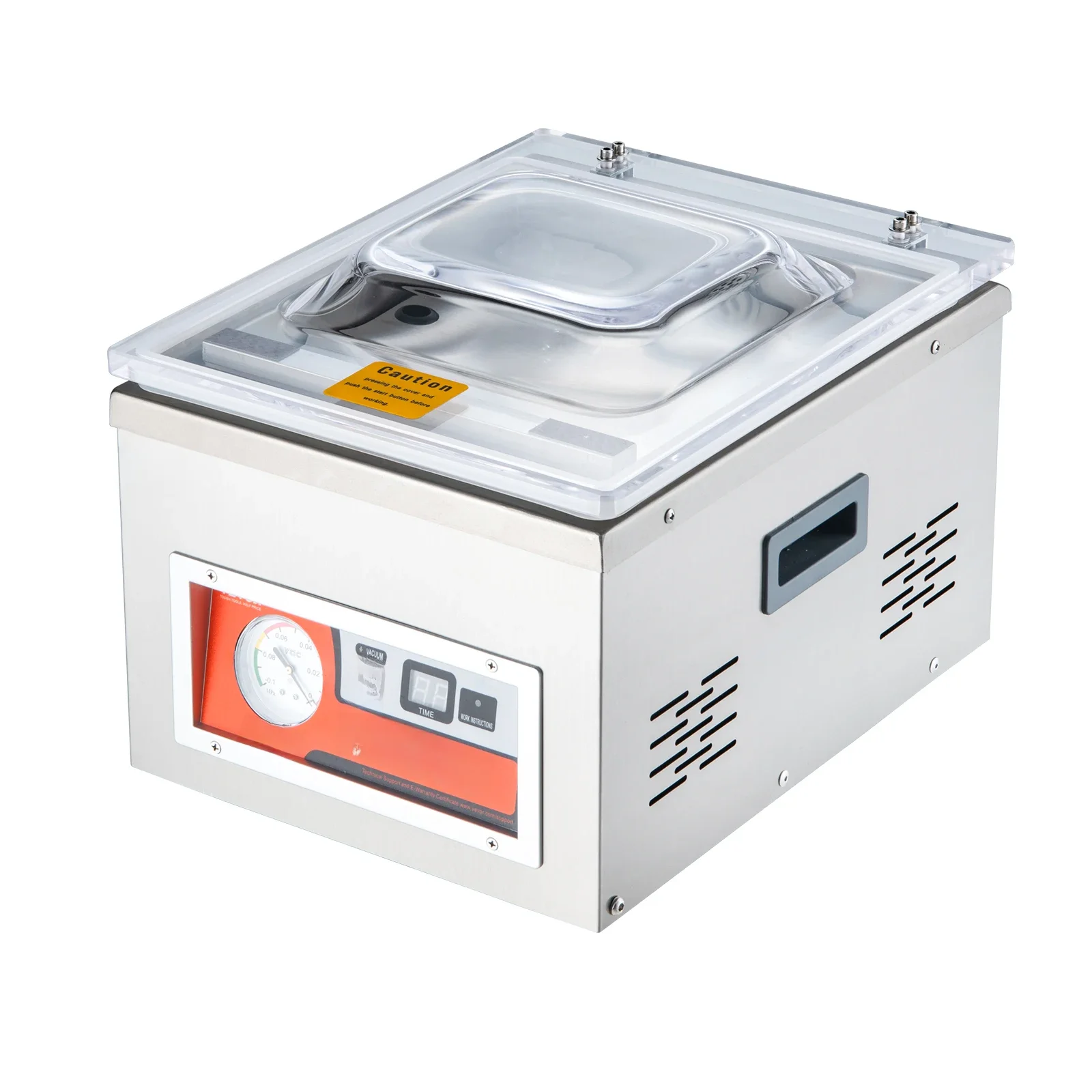 SucceBuy DZ-260A Kamervacuümsealer met 15,7 inch afdichtingslengte Keukenvacuümverpakkingsmachine voor thuisvoedsel Vlees Marinades - afbeelding 2