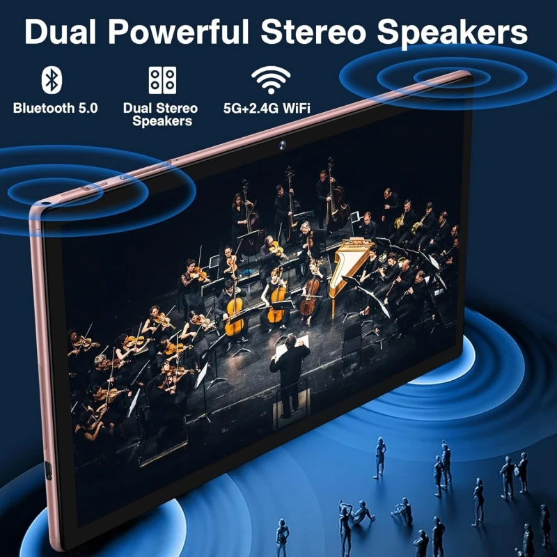 NEUES 10,1" Android 12 Tablet-PC 4GB RAM 64GB ROM UNISOC SC9863A 1280 x 800 IPS HD 8000mAh WIFI Bluetooth 4.0 – Detail 5