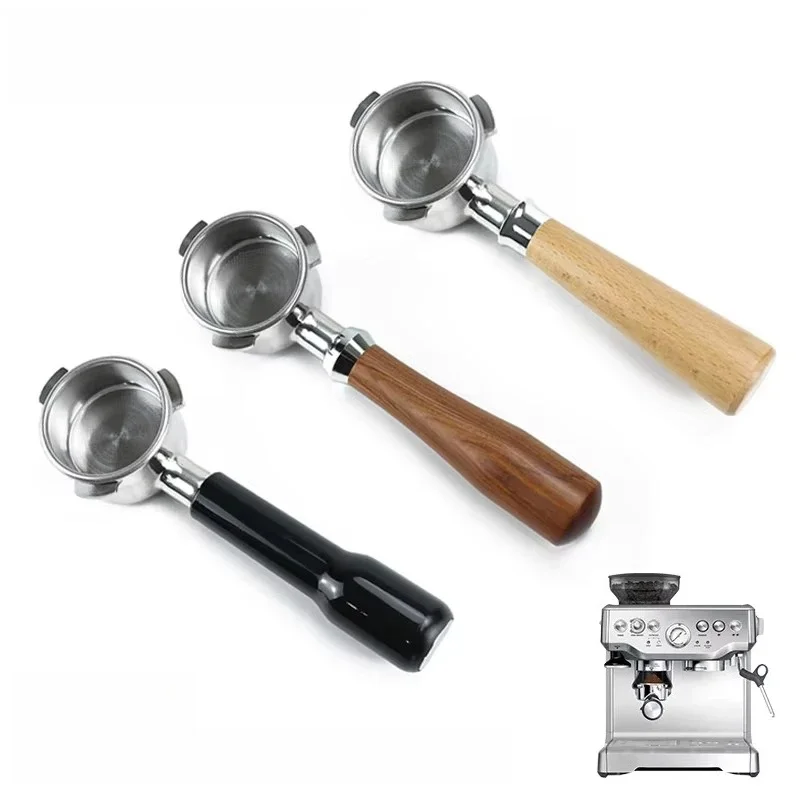54mm Koffie Bodemloze Filterhouder Voor Breville Sage 870 878 880 Met Vervangbare Filter Mand Thuis Keuken Barista Accessoires - afbeelding 2