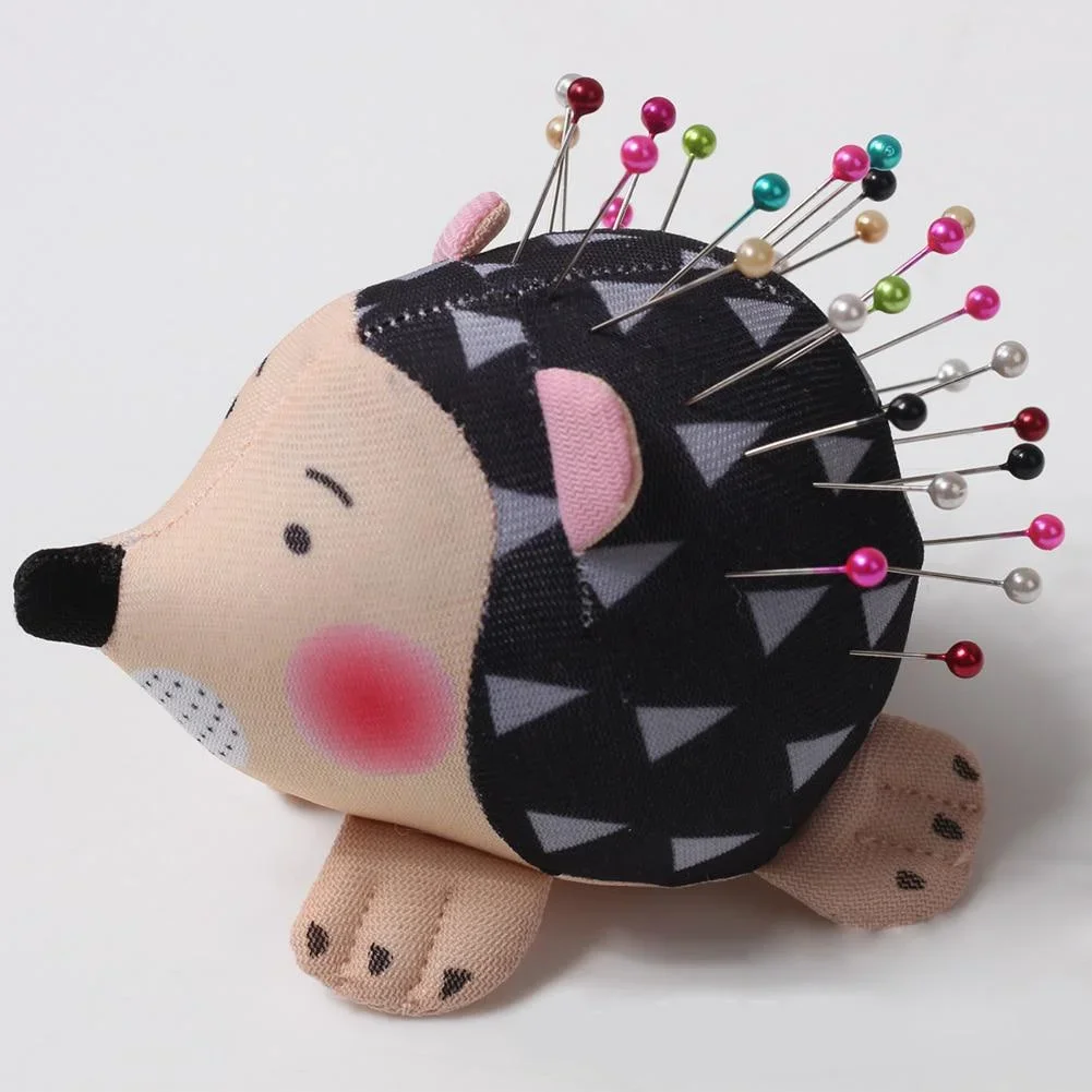 Needlecraft Cartoon Hedgehog Home Holder Pin Cushion Praktyczne DIY Patchwork Anti Falling Sewing — zdjęcie 2