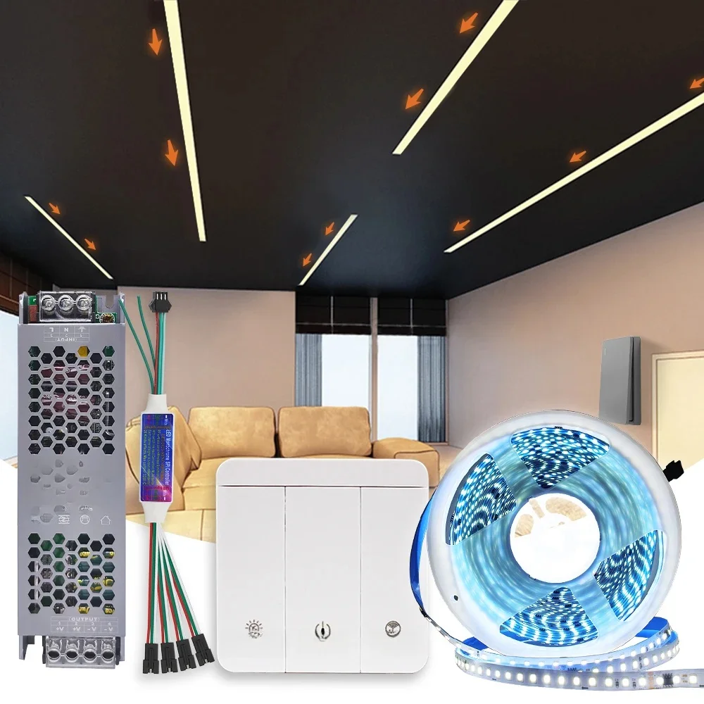 5M 10M 15M 20M Taśma LED z przepływem wody DC 24V WS2811 SMD2835 Wyświetlacz wyścigowy Pixel Adresowalny elastyczny zestaw lamp liniowych — 2