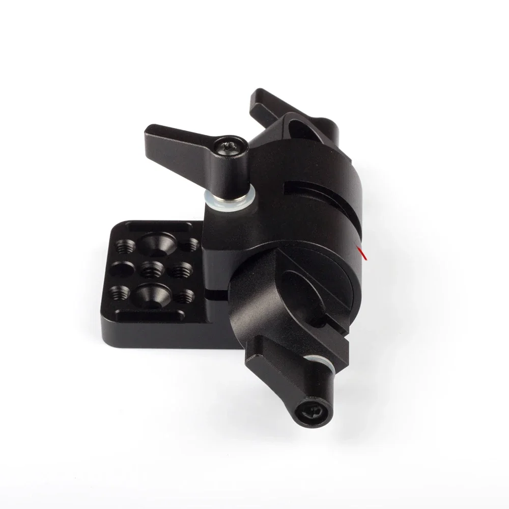 360 stopni obrotowy 15mm zacisk pręta Adapter do montażu fr płyta serowa 4K 8K kamera Rig Gimbal zasilacz v-mount v-lock bateria — zdjęcie 2