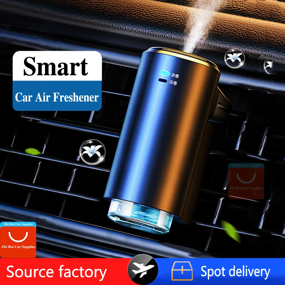 Car Air Freshener Air Outlet Intelligent USB Charging Spray Perfume Diffuser Flavoring Supplies Interior Accessories Deodorizer