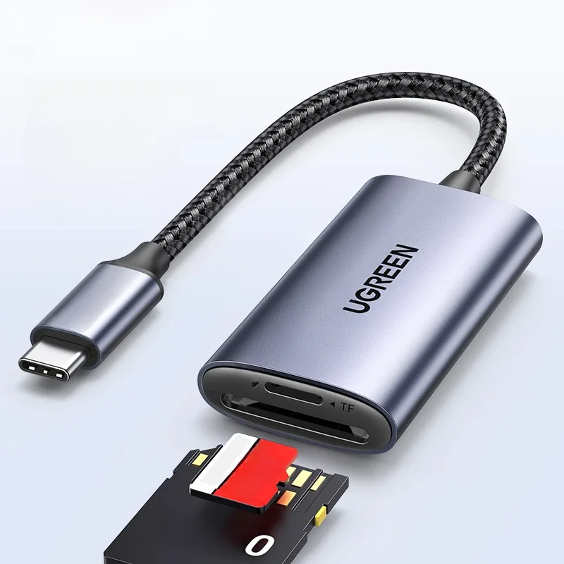 UGREEN Czytnik kart SD4.0 312 MB/s USB-C do SD MicroSD TF USB3.0 Adapter karty pamięci do MacBook Laptop PC iPhone15/16 Samsung — zdjęcie produktu 7