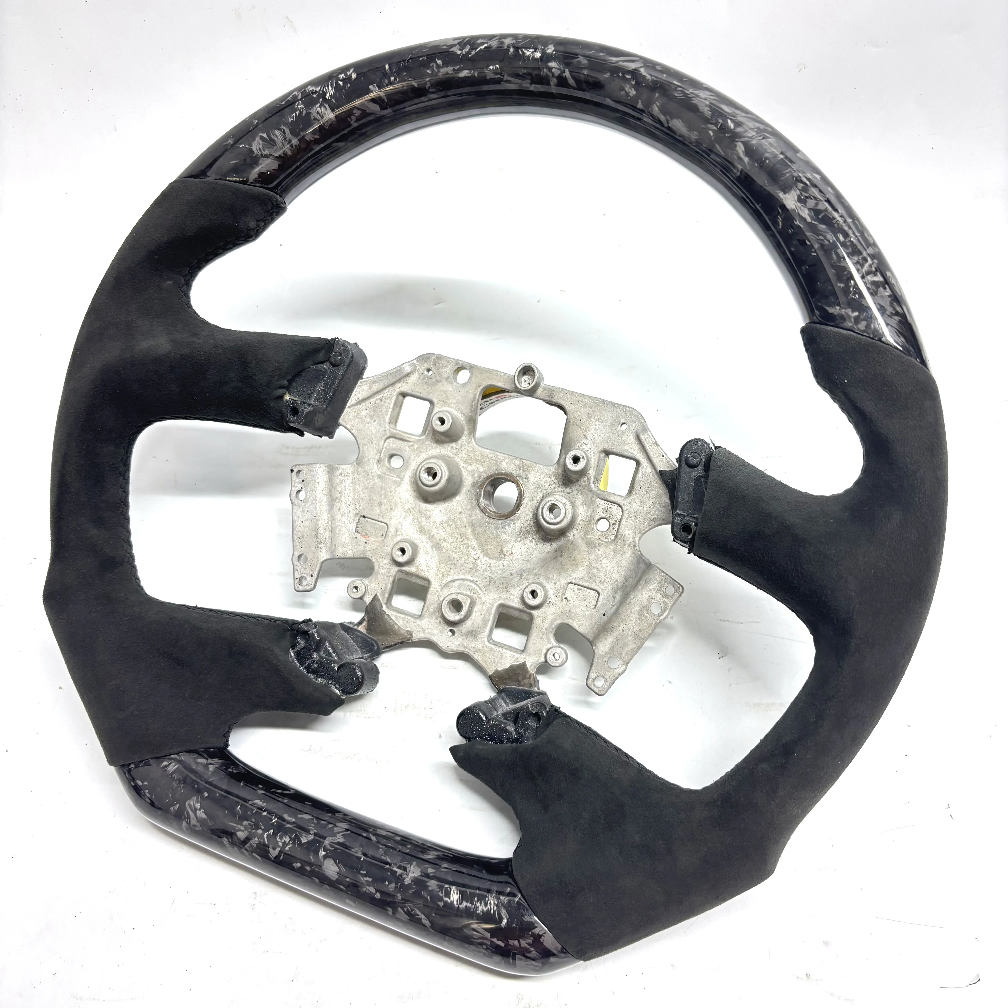 Retro Ford/FPV FG Falcon stuurwiel zwart Alcantara koolstofvezel