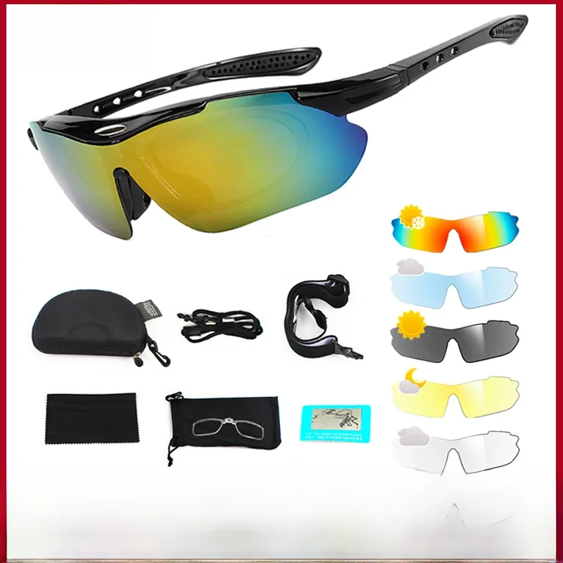 AliExpress NONE Polarized Sports Cycling Glasses Women’s & Men's sunglasses Road UV400 Cycling Eyewear Mountain Bike Bicycle Mtb Road Goggle