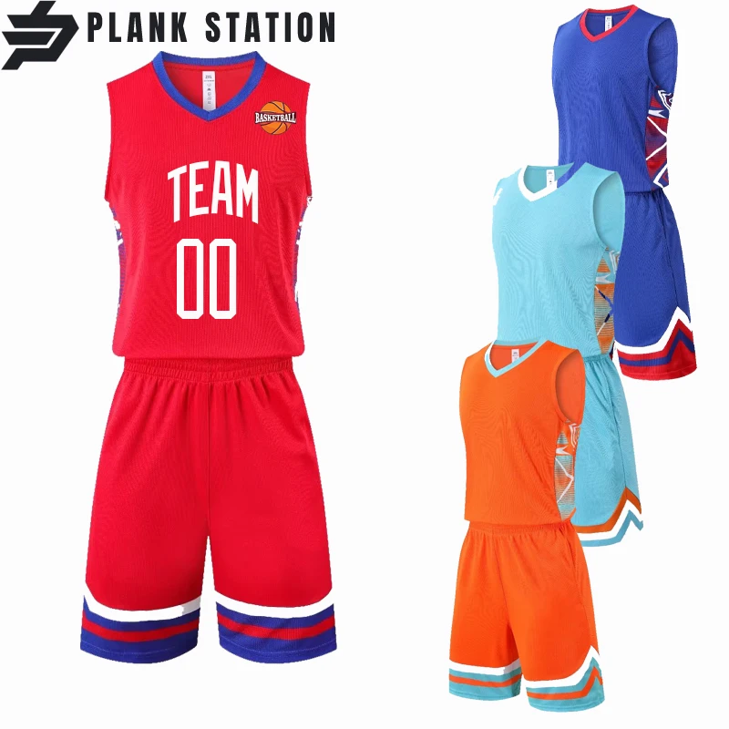 

Customize Sportsuits Men Kids Unisex Basketball Volleyball Tennis Uniform Breathable Jerseys Sleeveless Shirt