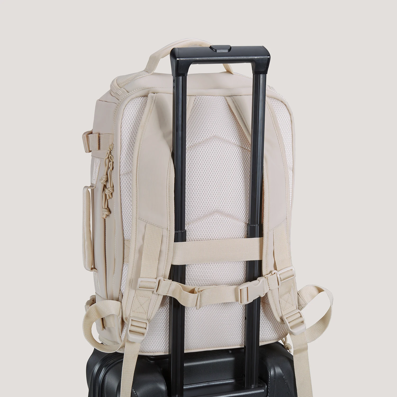 BAGSMART Reiserucksack, große Kapazität, Vakuum-Kompressionsrucksack für Damen, 15,6 Zoll Laptoptasche, wasserdicht, erweitern Sie Herrenrucksäcke – Detail 9